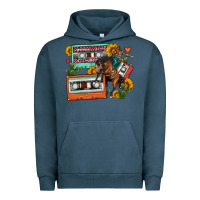 Pigment Midnight Navy rodeo sunflower cactus cassette Urban Hoodie - FaDigitalArtStudio