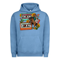 Pigment Pebble Blue rodeo sunflower cactus cassette Urban Hoodie - FaDigitalArtStudio