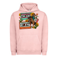 Pigment Salmon rodeo sunflower cactus cassette Urban Hoodie - FaDigitalArtStudio