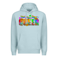 Blue Mist queer Premium Hoodie - HRA Design Shop