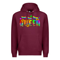 Burgundy queer Premium Hoodie - HRA Design Shop