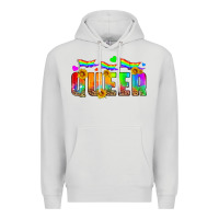 Dove Grey queer Premium Hoodie - HRA Design Shop