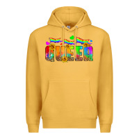 Mustard queer Premium Hoodie - HRA Design Shop