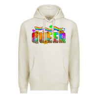 Oatmeal Heather queer Premium Hoodie - HRA Design Shop