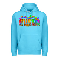 Ocean Blue queer Premium Hoodie - HRA Design Shop