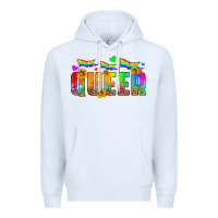 White queer Premium Hoodie - HRA Design Shop