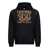 Black i survived 100 wild days of school Urban Hoodie - RacoonDesign