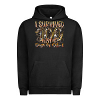 Pigment Black i survived 100 wild days of school Urban Hoodie - RacoonDesign
