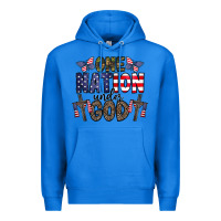 True Royal one nation under god Premium Hoodie - CowhideDigitalArt