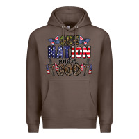 Coffee one nation under god Premium Hoodie - CowhideDigitalArt