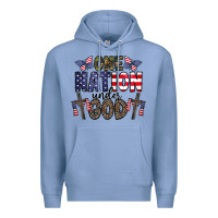 Colony Blue one nation under god Premium Hoodie - CowhideDigitalArt