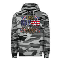 Slate Camo one nation under god Premium Hoodie - CowhideDigitalArt
