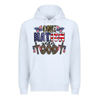 White one nation under god Premium Hoodie - CowhideDigitalArt
