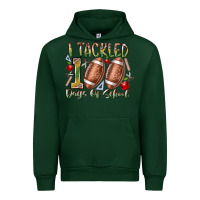 Forest Green I Tackled 100 Days of School Urban Hoodie - RacoonDesign