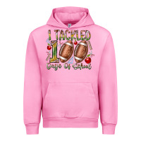 Fuchsia Pink I Tackled 100 Days of School Urban Hoodie - RacoonDesign