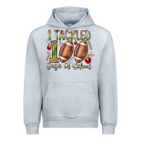 Heather Grey I Tackled 100 Days of School Urban Hoodie - RacoonDesign