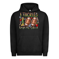 Pigment Black I Tackled 100 Days of School Urban Hoodie - RacoonDesign