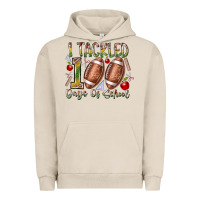 Pigment French Oak I Tackled 100 Days of School Urban Hoodie - RacoonDesign