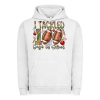 Pigment Lunar Rock I Tackled 100 Days of School Urban Hoodie - RacoonDesign