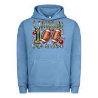 Pigment Pebble Blue I Tackled 100 Days of School Urban Hoodie - RacoonDesign