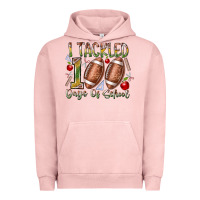 Pigment Salmon I Tackled 100 Days of School Urban Hoodie - RacoonDesign