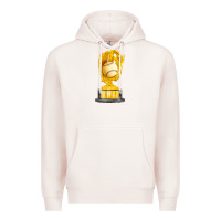 Pale Pink baseball throphy cup fa element Premium Hoodie - FaDigitalArtStudio