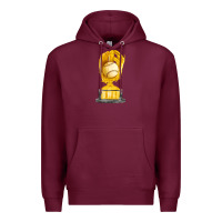 Burgundy baseball throphy cup fa element Premium Hoodie - FaDigitalArtStudio