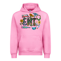 Fuchsia Pink emt Urban Hoodie - CowhideDigitalArt