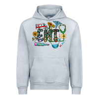 Heather Grey emt Urban Hoodie - CowhideDigitalArt