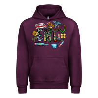 Mauve Wine emt Urban Hoodie - CowhideDigitalArt