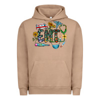 Pigment Burro emt Urban Hoodie - CowhideDigitalArt