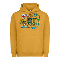 Pigment Peanut Butter emt Urban Hoodie - CowhideDigitalArt