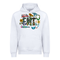 White emt Urban Hoodie - CowhideDigitalArt