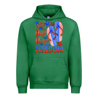 Emerald flip flops and freedom Urban Hoodie - HRA Design Shop