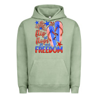 Pigment Oil Green flip flops and freedom Urban Hoodie - HRA Design Shop