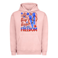 Pigment Salmon flip flops and freedom Urban Hoodie - HRA Design Shop