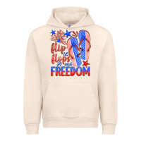 Sandshell flip flops and freedom Urban Hoodie - HRA Design Shop