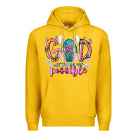 Lemon with god all things are possible Premium Hoodie - RacoonDesign