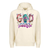 Tofu with god all things are possible Premium Hoodie - RacoonDesign