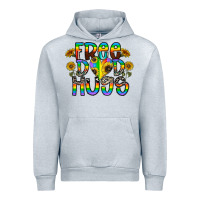 Heather Grey free dad hugs Urban Hoodie - CowhideDigitalArt