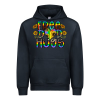 Navy free dad hugs Urban Hoodie - CowhideDigitalArt