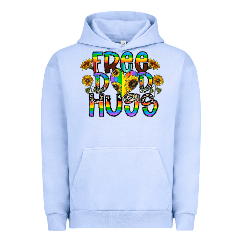 Free Dad Hugs Urban Hoodie by CowhideDigitalArt | Teevron