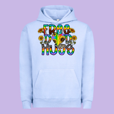 Free Dad Hugs Urban Hoodie Designed By Cowhidedigitalart