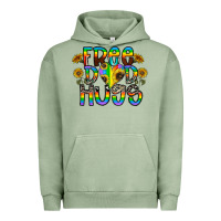 Pigment Oil Green free dad hugs Urban Hoodie - CowhideDigitalArt