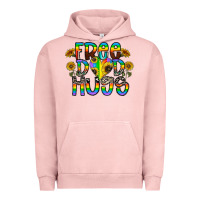 Pigment Salmon free dad hugs Urban Hoodie - CowhideDigitalArt