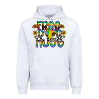 White free dad hugs Urban Hoodie - CowhideDigitalArt