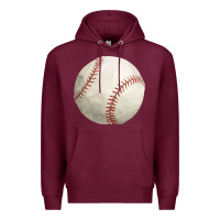 Burgundy baseball fa element Premium Hoodie - FaDigitalArtStudio