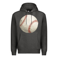 Charcoal Heather baseball fa element Premium Hoodie - FaDigitalArtStudio