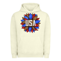 Pigment Pistachio american sunflower Urban Hoodie - HRA Design Shop