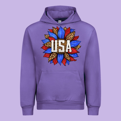 American Sunflower Urban Hoodie Designed By Hra Design Shop